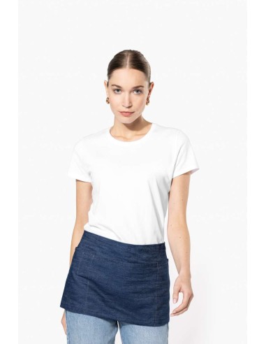 KAR-K896-POLYCOTTON SHORT APRON